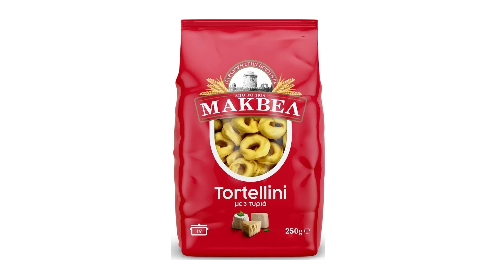 Τορτελίνι με Τυριά